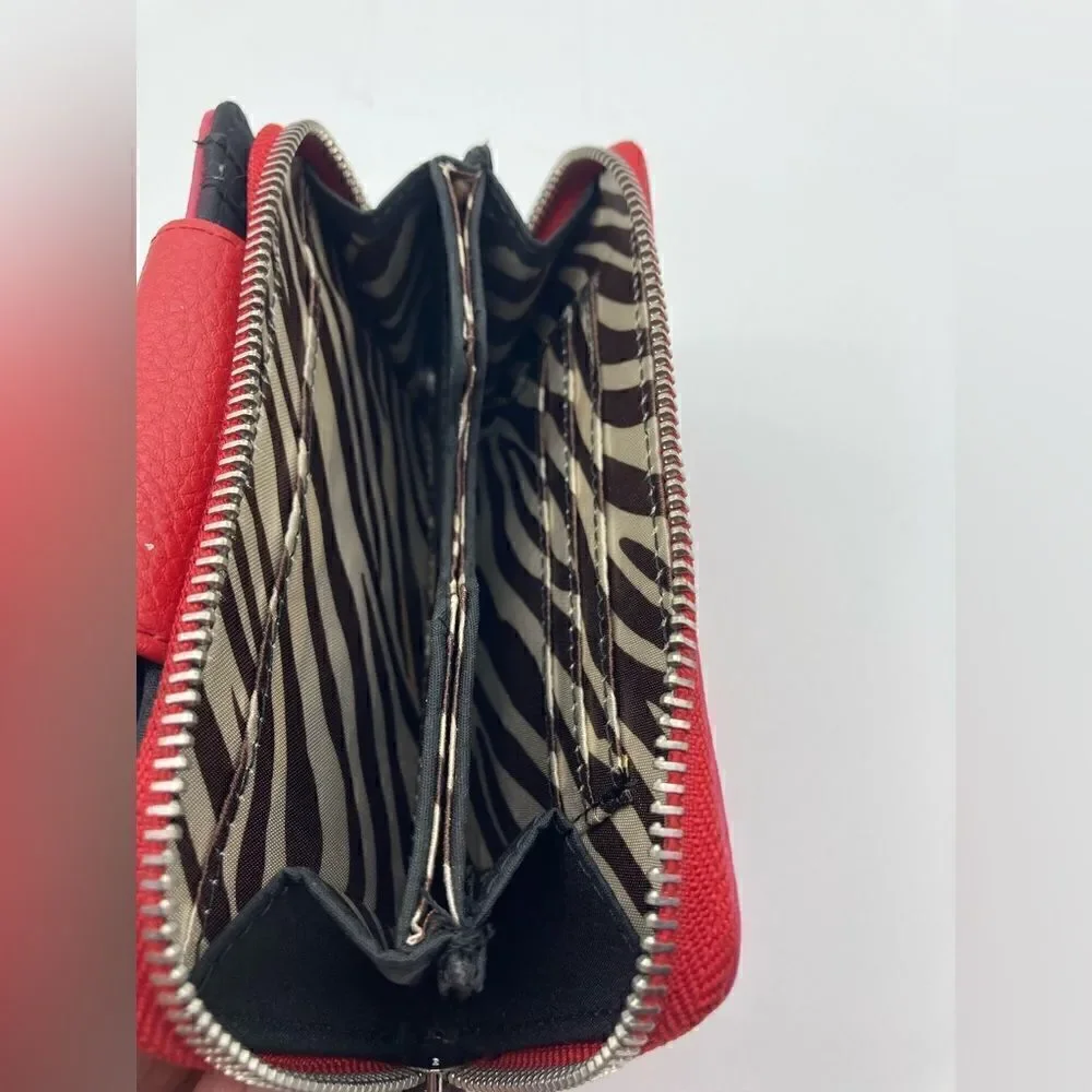 Dana Buchman  Leather Wallet Red/Pink Color